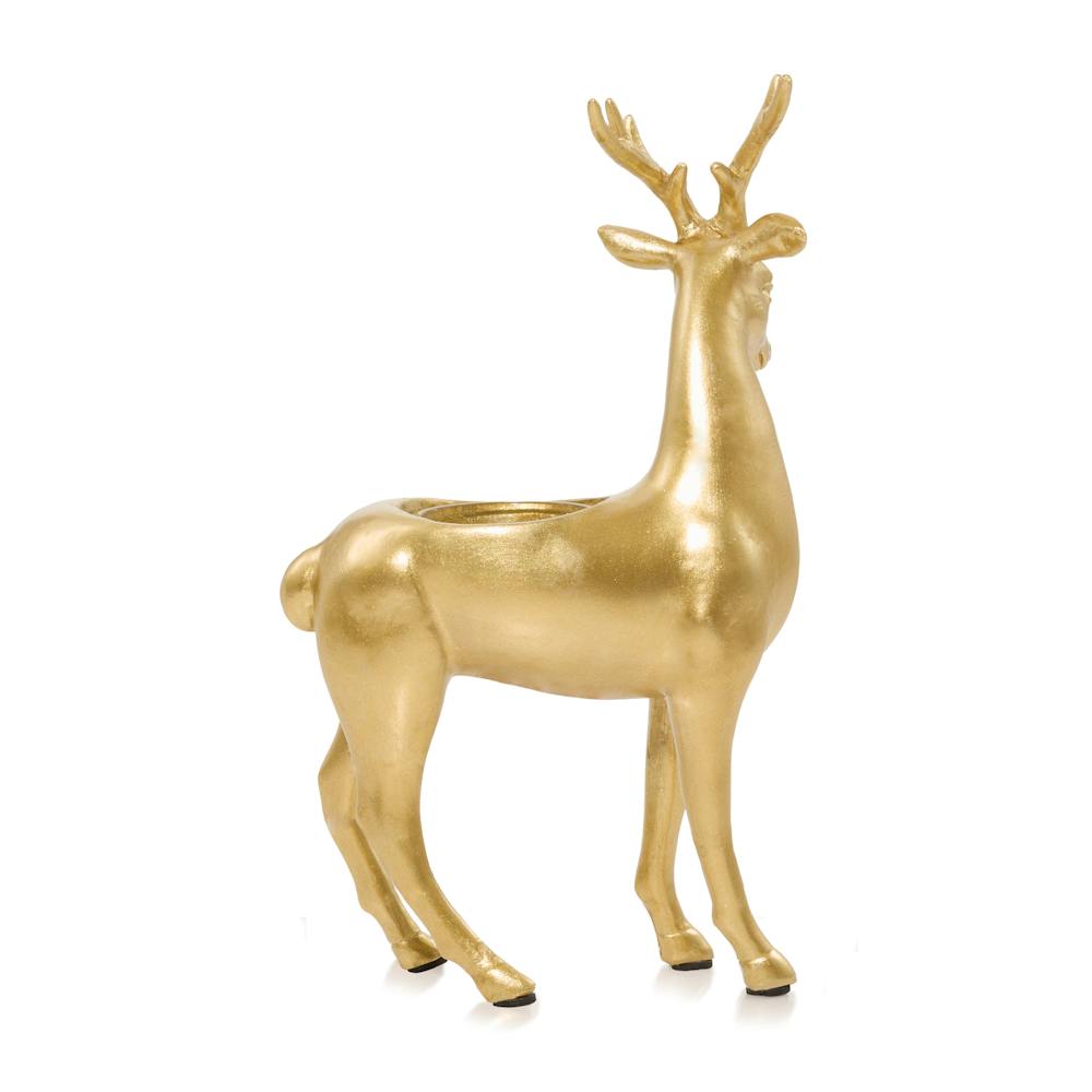 Standing Reindeer  Tea Light Candle Holder